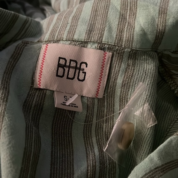 Urban Outfitters BDG Casual Pastel Linen Blend Mini Shift Dress Size Small New - Picture 6 of 6